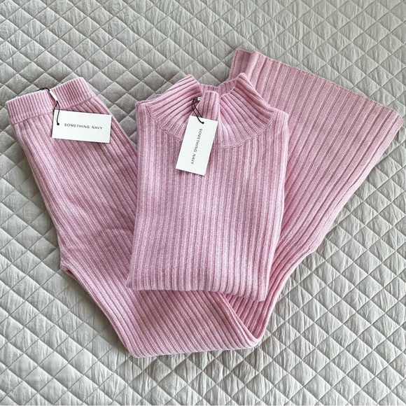 NWT Something Navy Ribbed Set - Picture 5 of 11